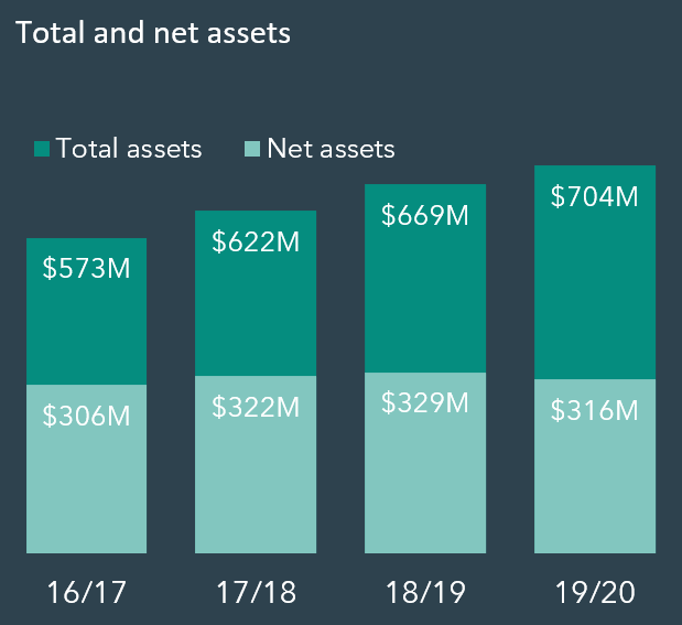 Net and gross assets 2019-20